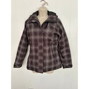 Helly Hansen Jacket Shell Helly Tech Zera Women Ski Snowboard Hooded Gray Medium